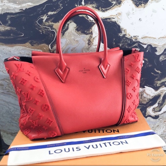 ❤️‍🔥 Gorgeous Louis Vuitton W PM Veau Cachemire Red Tote Bag ❤️‍🔥 - Picture 2 of 8